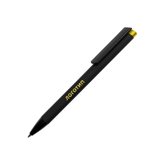 [Ручка металлическая шариковая «Taper Metal» soft-touch]