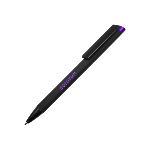 [Ручка металлическая шариковая «Taper Metal» soft-touch]