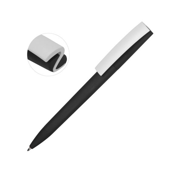 [Ручка пластиковая soft-touch шариковая «Zorro»]