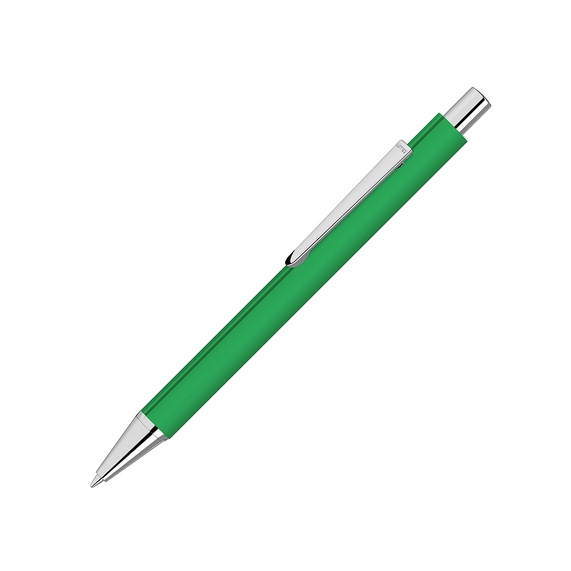 [Ручка шариковая металлическая «Pyra» soft-touch с зеркальной гравировкой]
