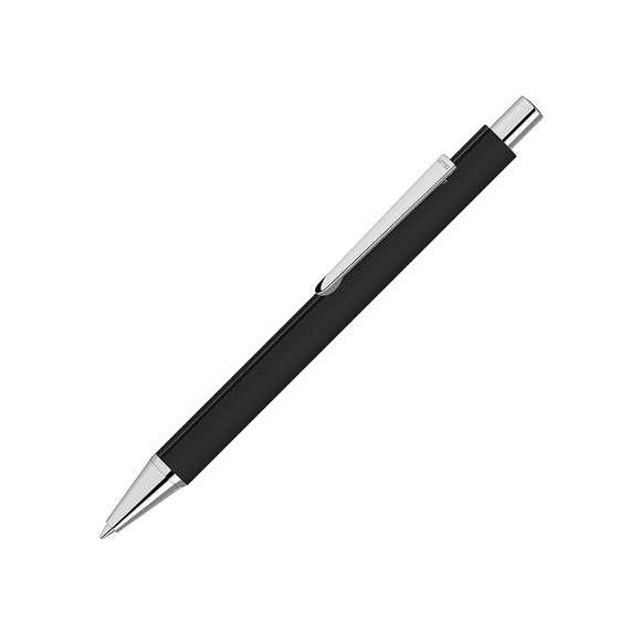 [Ручка шариковая металлическая «Pyra» soft-touch с зеркальной гравировкой]
