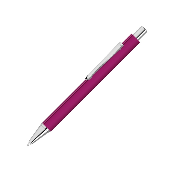 [Ручка шариковая металлическая «Pyra» soft-touch с зеркальной гравировкой]