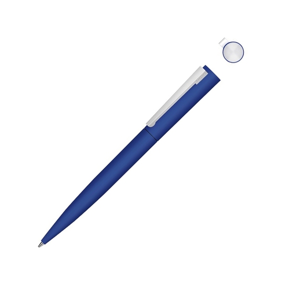 [Ручка шариковая металлическая «Brush Gum», soft-touch]