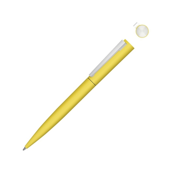 [Ручка шариковая металлическая «Brush Gum», soft-touch]