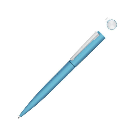 [Ручка шариковая металлическая «Brush Gum», soft-touch]