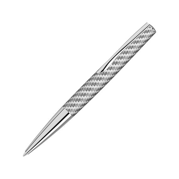 [Ручка шариковая металлическая «Elegance» из карбонового волокна]