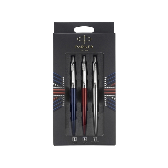[Набор Parker Jotter London Trio: ручка гелевая, ручка шариковая. карандаш]