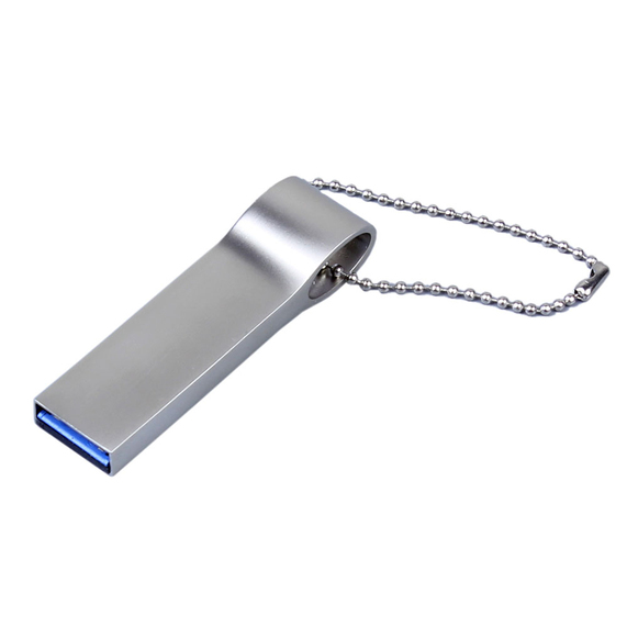 [USB 2.0-флешка на 512 Мбайт с мини чипом и боковым отверстием для цепочки]