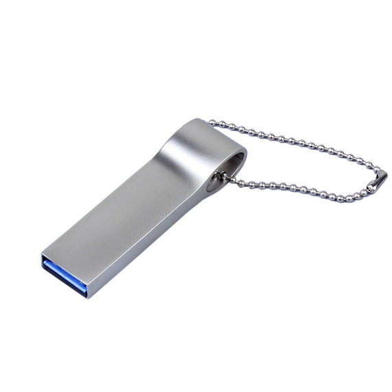 [USB 2.0-флешка на 64 Гб с мини чипом и боковым отверстием для цепочки]
