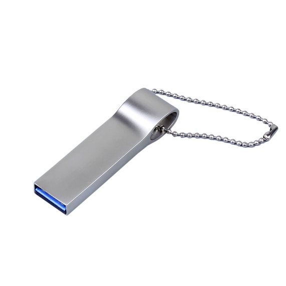 [USB 2.0-флешка на 8 Гб с мини чипом и боковым отверстием для цепочки]