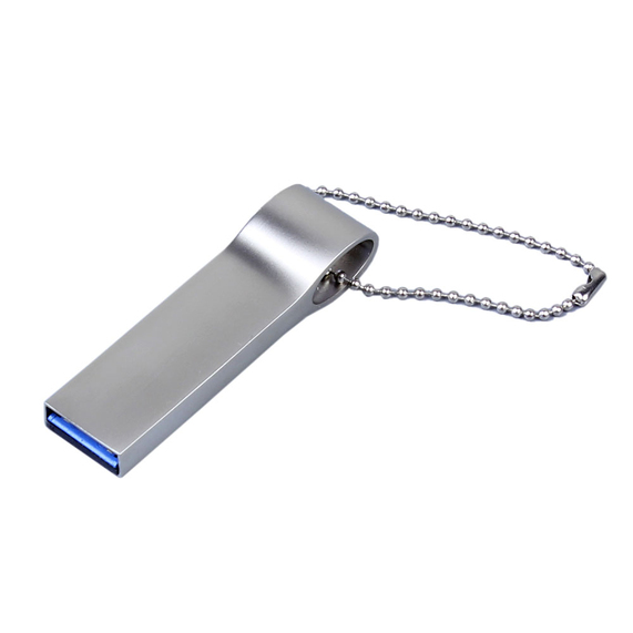 [USB 3.0-флешка на 128 Гб с мини чипом и боковым отверстием для цепочки]