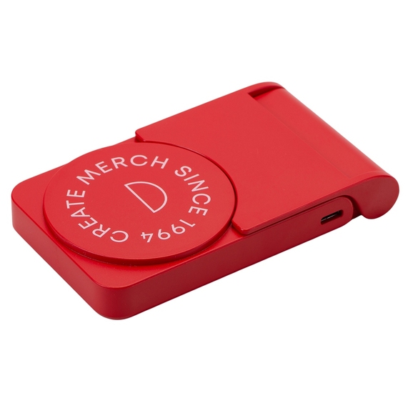 [Магнитный внешний аккумулятор «MagnIQ», 5000 mAh с тампопечатью]