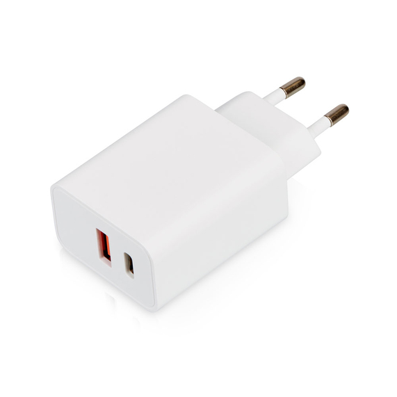 [Сетевое зарядное устройство c выходами USB-A и USB-C и быстрой зарядкой QC/PD «Recharger Pro», 30 Вт]
