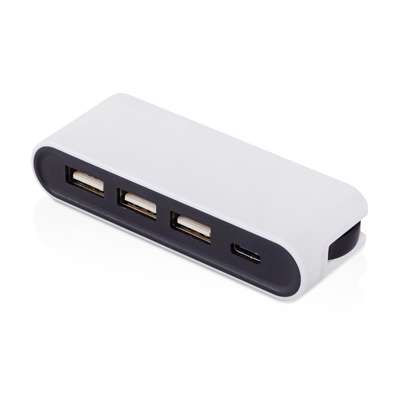 [USB-хаб «Hubix» с коннектором 2-в-1 USB-C и USB-A, 2.0]