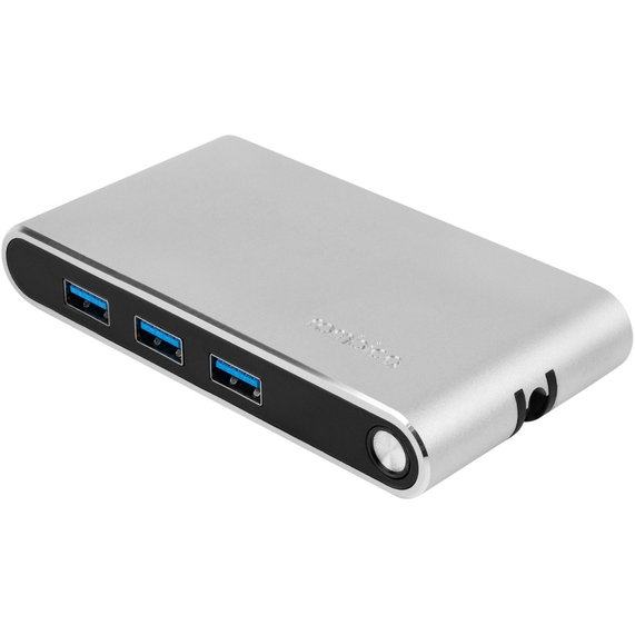 [Хаб 8-в-1 Type-C «Hermes», USB 3.0 x 3, Type-C PD, HDMI, LAN, картридер]