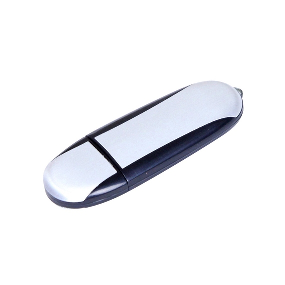 [USB 2.0- флешка промо на 16 Гб овальной формы]