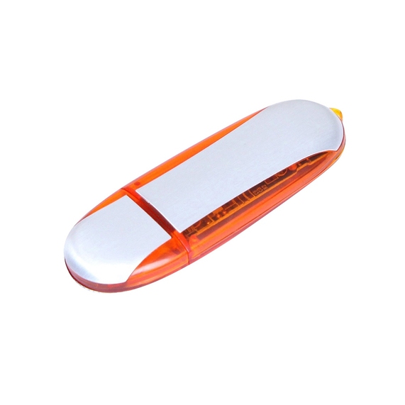 [USB 2.0- флешка промо на 16 Гб овальной формы]