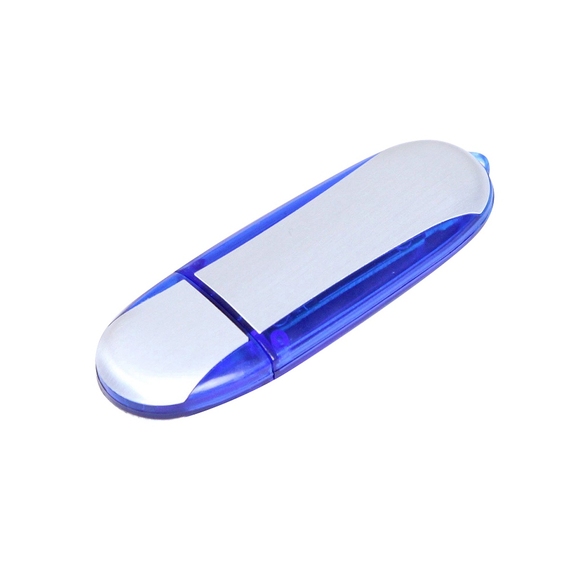 [USB 2.0- флешка промо на 32 Гб овальной формы]