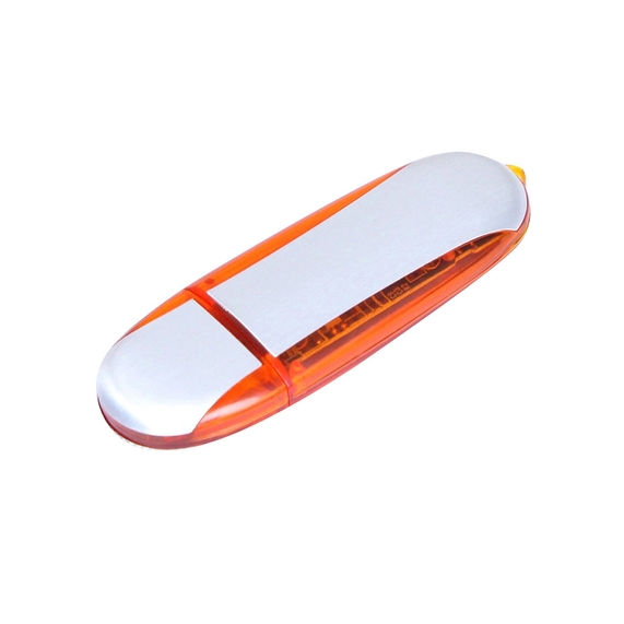 [USB 2.0- флешка промо на 32 Гб овальной формы]