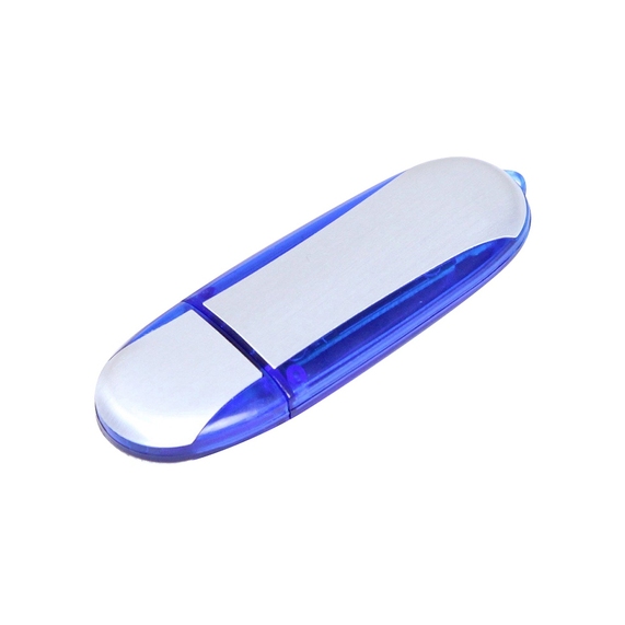 [USB 2.0- флешка промо на 64 Гб овальной формы]