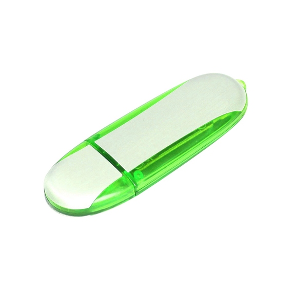 [USB 2.0- флешка промо на 64 Гб овальной формы]