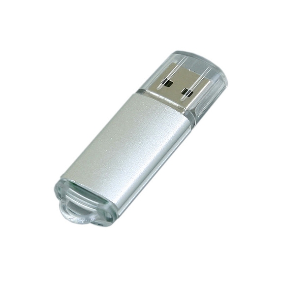 [USB 2.0- флешка на 64 Гб с прозрачным колпачком]
