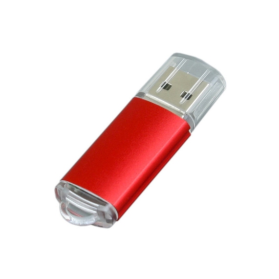 [USB 2.0- флешка на 64 Гб с прозрачным колпачком]