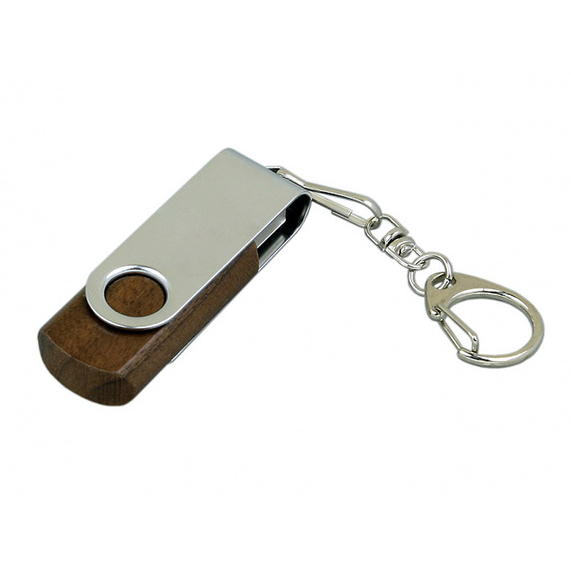 [USB 2.0- флешка промо на 64 Гб с поворотным механизмом]