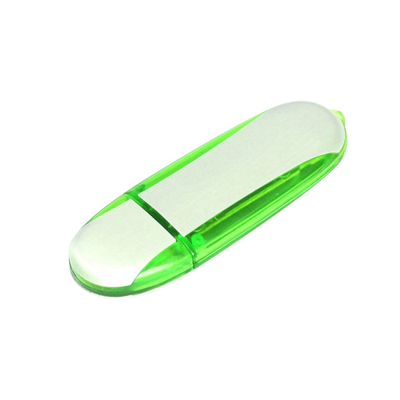 [USB 3.0- флешка промо на 128 Гб овальной формы]