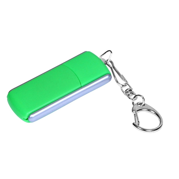 [USB 2.0- флешка промо на 16 Гб с прямоугольной формы с выдвижным механизмом]