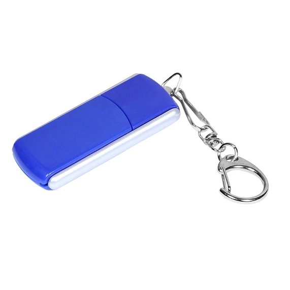 [USB 2.0- флешка промо на 64 Гб с прямоугольной формы с выдвижным механизмом]