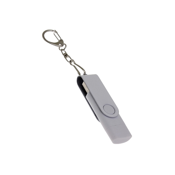 [USB 3.0- флешка на 64 Гб с поворотным механизмом и дополнительным разъемом Type-C]