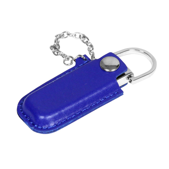 [USB 2.0- флешка на 8 Гб в массивном корпусе с кожаным чехлом]