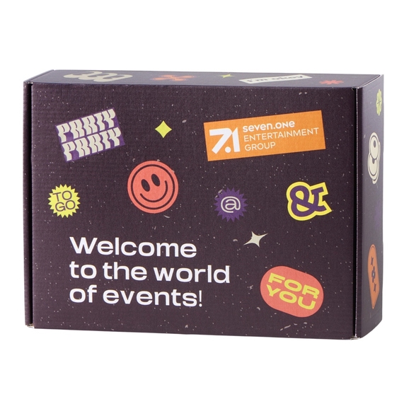 [Коробка подарочная «Zand», M с УФ- печатью на вылет]