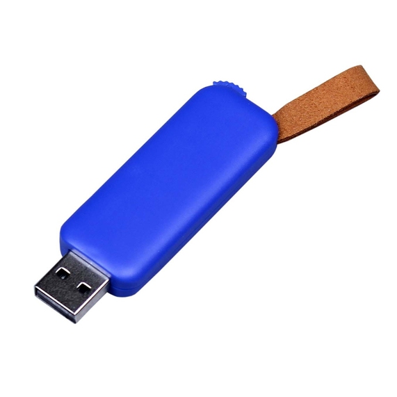 [USB 2.0- флешка промо на 4 Гб прямоугольной формы, выдвижной механизм]