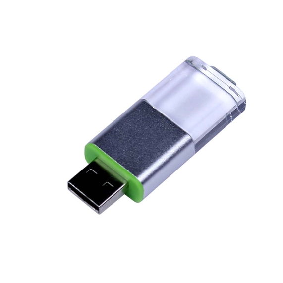 [USB 2.0- флешка промо на 32 Гб прямоугольной формы, выдвижной механизм]