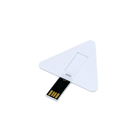 [USB 2.0- флешка на 8 Гб в виде пластиковой карточки треугольной формы]