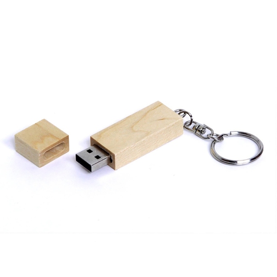 [USB 2.0- флешка на 32 Гб прямоугольная форма, колпачок с магнитом]