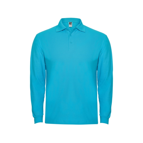 [Рубашка поло «Estrella» мужская с длинным рукавом]