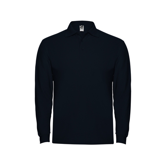 [Рубашка поло «Estrella» мужская с длинным рукавом]