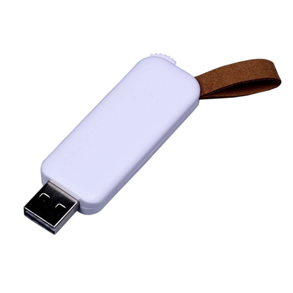 [USB 3.0- флешка промо на 32 Гб прямоугольной формы, выдвижной механизм]