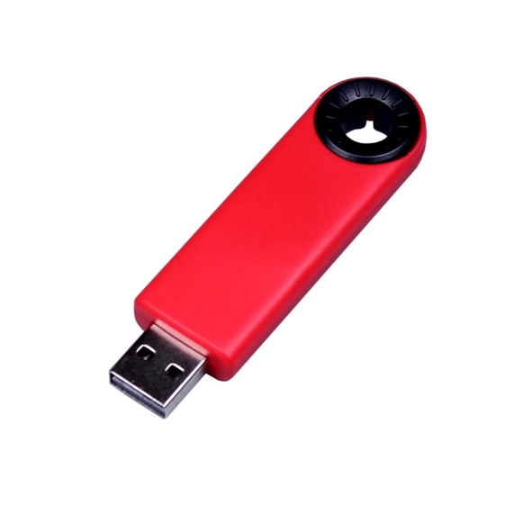 [USB 2.0- флешка промо на 8 Гб прямоугольной формы, выдвижной механизм]