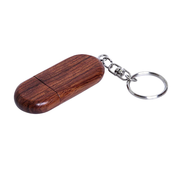 [USB 3.0- флешка на 32 Гб овальной формы и колпачком с магнитом]