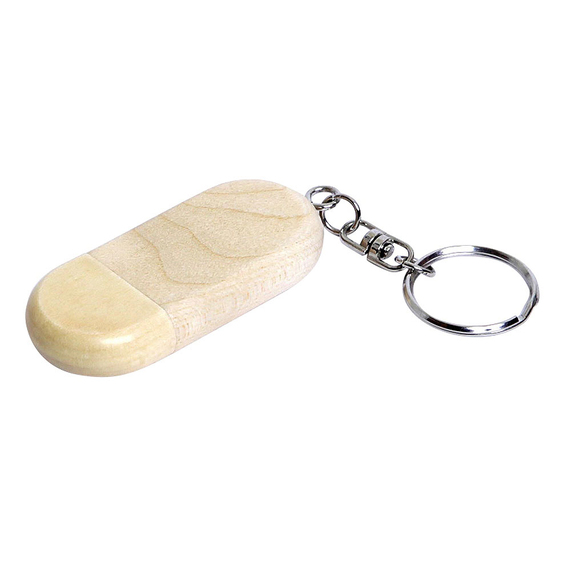 [USB 3.0- флешка на 64 Гб овальной формы и колпачком с магнитом]