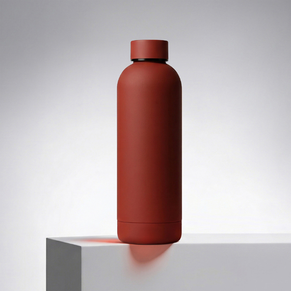 [Вакуумная термобутылка с медной изоляцией «Cask», soft-touch, 500 мл]
