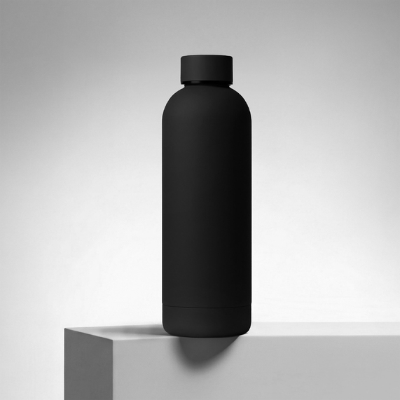 [Вакуумная термобутылка с медной изоляцией «Cask», soft-touch, 500 мл]
