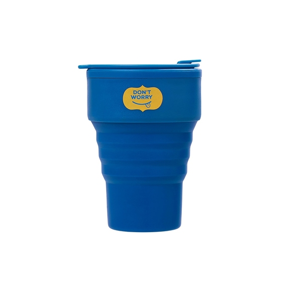 [Силиконовый складной стакан «GoCup» с тампопечатью]