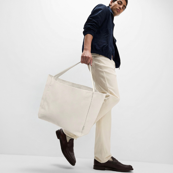 [Шоппер-оверсайз «Grossbag» из переработанного хлопка, 340 г/м2]