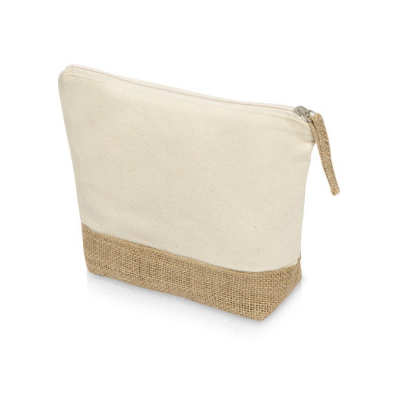 [Косметичка «Jute» из хлопка и джута]