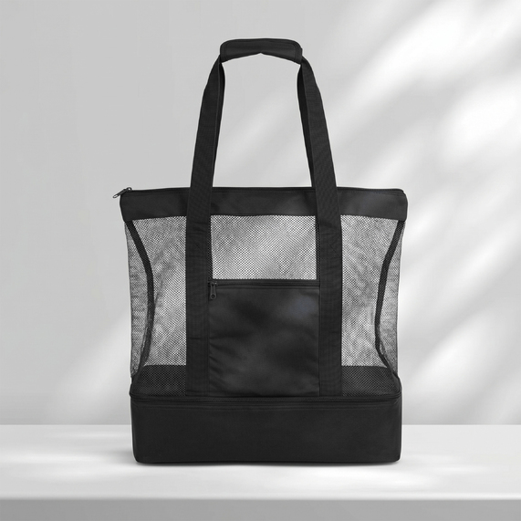 [Сумка для шопинга и пляжа «Coolmesh» с изотермическим отделением внизу]